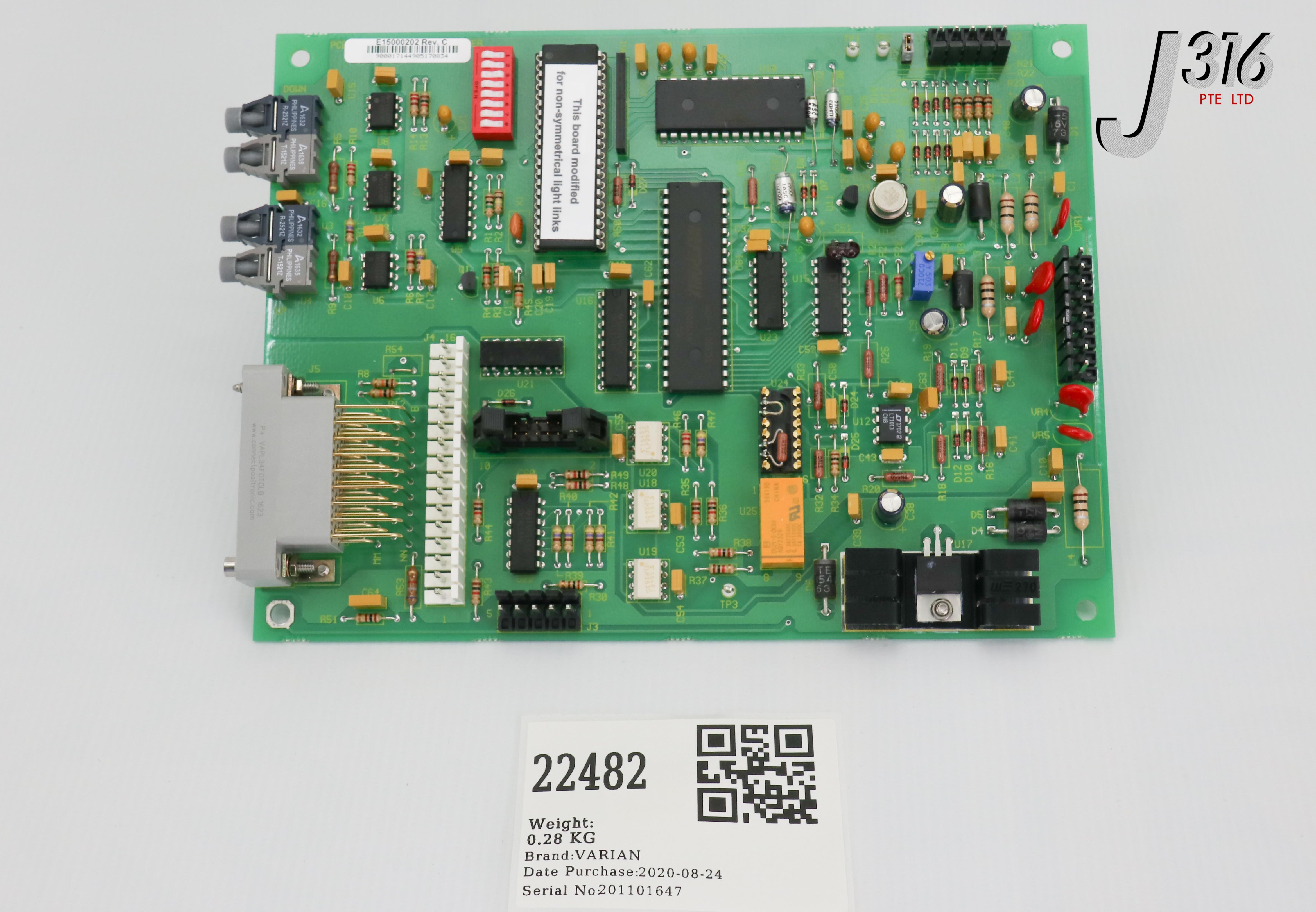 22482 VARIAN PCB ASSY, MOTION, CONTROL, PLATEN, TILT (NEW